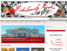 Tablet Screenshot of fabulouslybroke.com